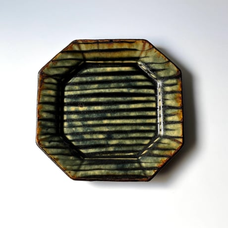 紀窯　中川紀夫　正八角皿  C