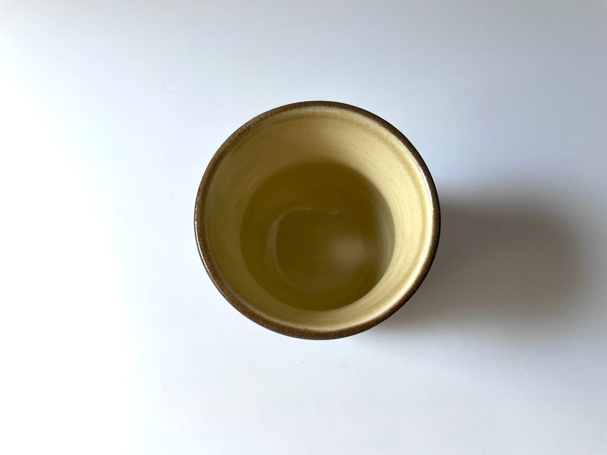 金色装飾の二重ひょうたん型陶器 小鹿田焼 黒木昌伸窯 ひょうたんカップ A | kogeiseikatsu.shop