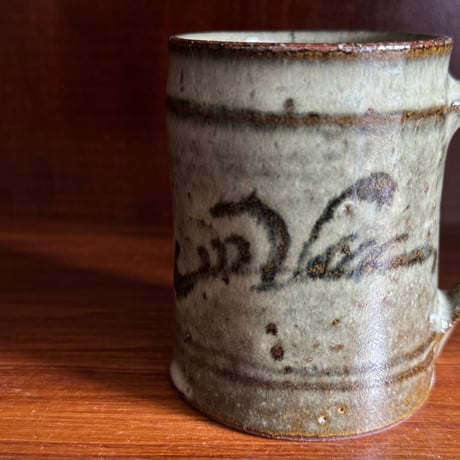三名窯 松形恭知　マグカップ 草 2I