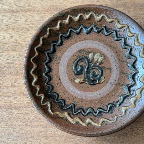 田村窯　5寸皿 タ5F(直径約15.5cm)