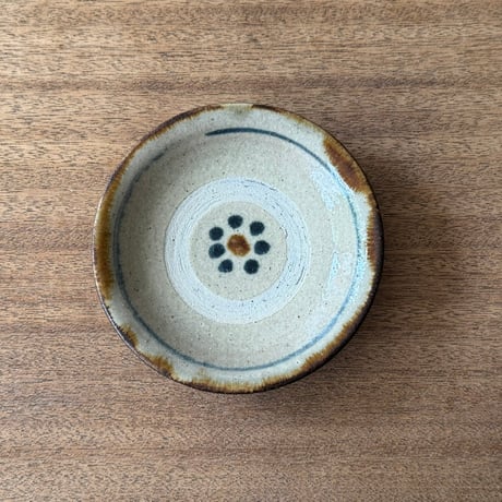 北窯 松田共司工房　4.5寸皿 キ4.5B（直径約14cm)