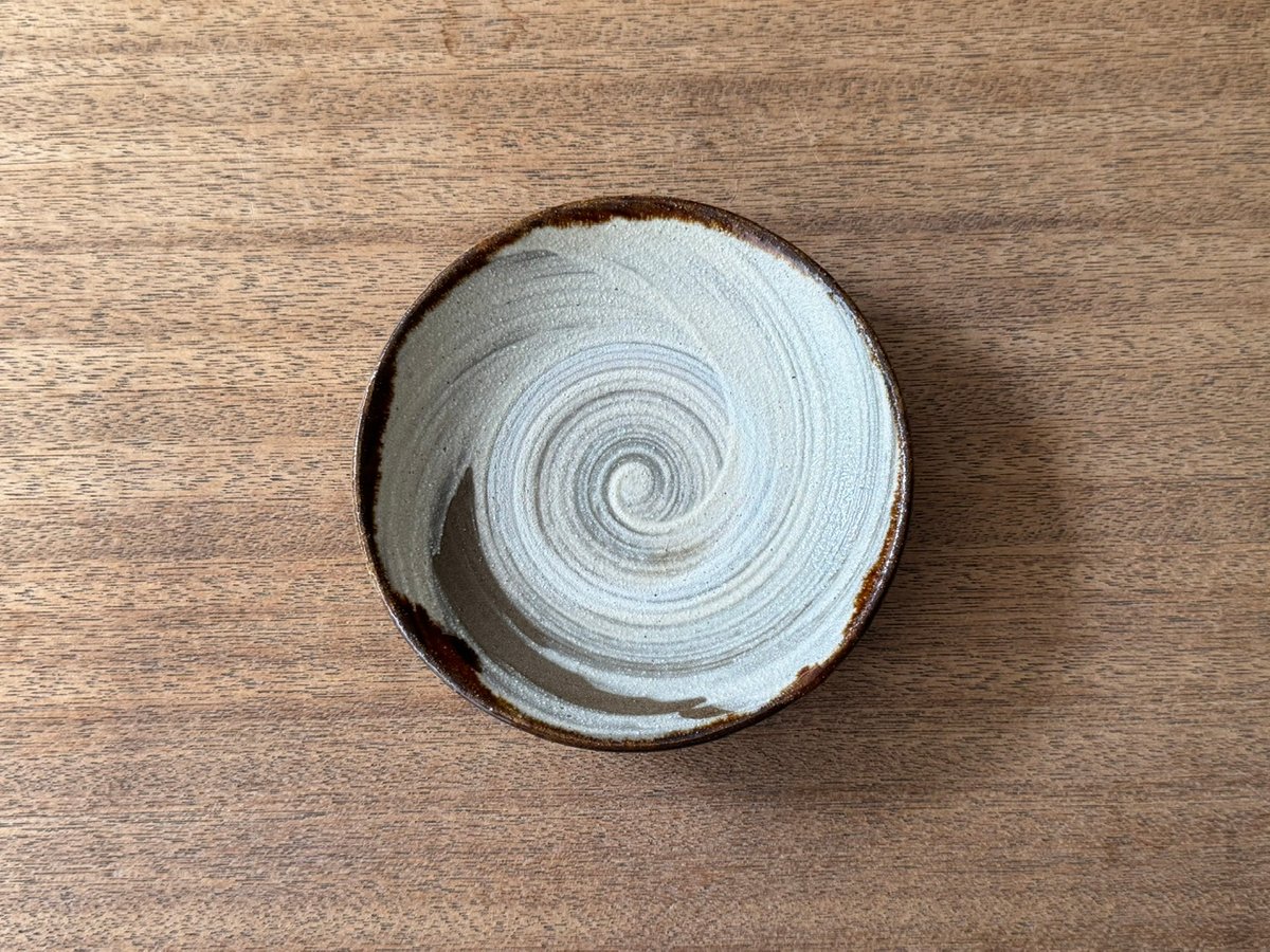 北窯 松田共司工房 4.5寸皿 キ4.5H（直径約14cm) | kogeiseikatsu.