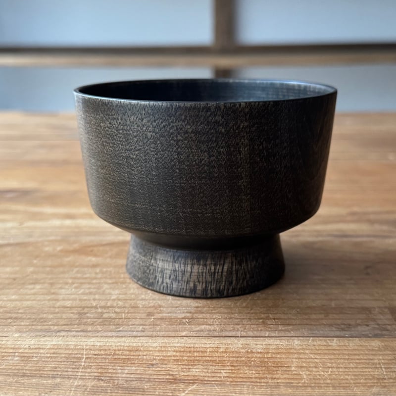 ろくろ舎　BASE01　汁椀　黒漆拭き漆仕上げ　2個セット ろくろ舎 BASE01 汁椀 黒漆拭き漆仕上げ 2個セット ろくろ舎 汁
