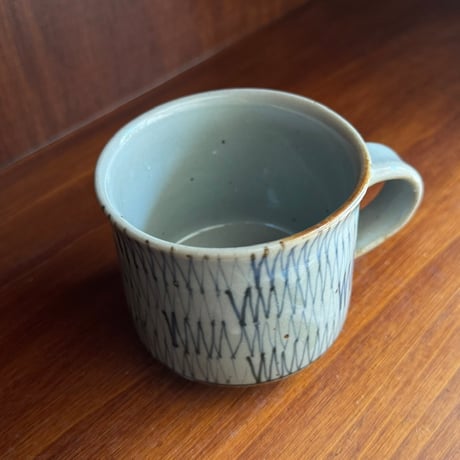 皐月窯　角コーヒーカップ さ29