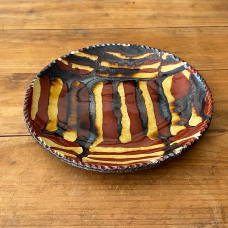 紀窯　中川紀夫　７寸皿 (直径約19.5cm)  い