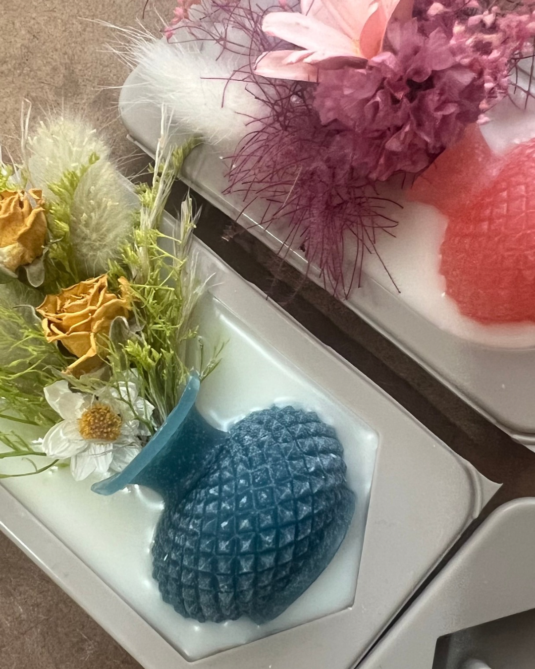 mizuho.flower＊ お月さま型グレープフルーツのアロマワックスサシェ 