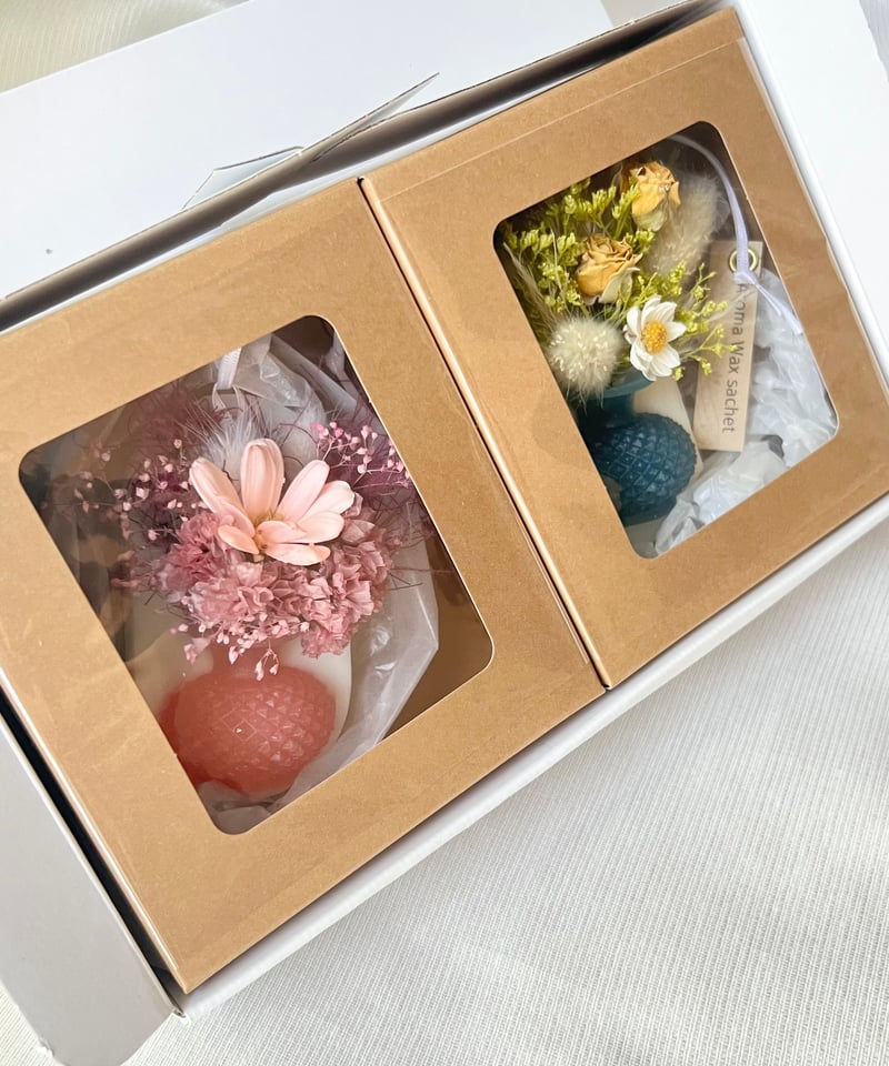 アロマワックスサシェ＆ハーバリウムボールペン母の日#117