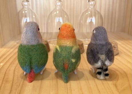 お客様専用ガラスドーム3体＋ピーナッツ3体