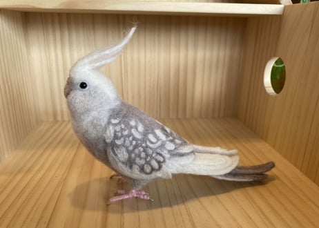 ちゅんた様専用約1/2サイズ＋ガラスドーム＋ピーナッツオカメインコ