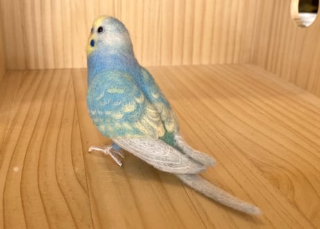 お客様専用約1/2サイズセキセイインコ2体