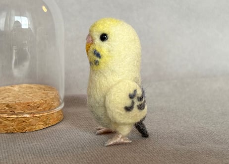 お客様専用ガラスドームタイプセキセイインコ