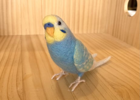 お客様専用約1/2サイズセキセイインコ2体