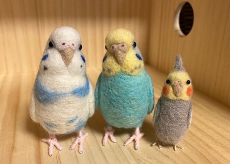 お客様専用約1/2サイズセキセイインコ