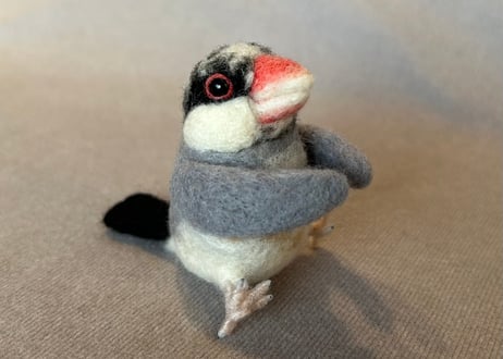 おすわり文鳥