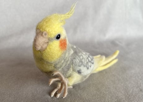 お客様専用約1/2サイズ＆ガラスドームオカメインコ