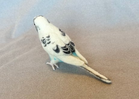 約1/2サイズセキセイインコ
