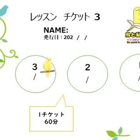 プライベートレッスン　3レッスン