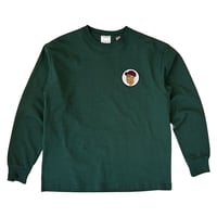 BREDREN DESIGN Claude Maki Wappen Long Sleeve shirt Dark Green