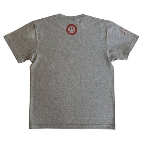70’s NEW IMAGE×BREDREN DESIGN COLLABORATION Bird Shadow Bottom T-shirt Gray