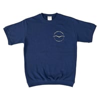 70' s New Image×海鳥髭太S/S Sweat shirt Indigo