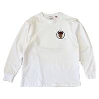 BREDREN DESIGN Claude Maki Wappen Long Sleeve shirt White