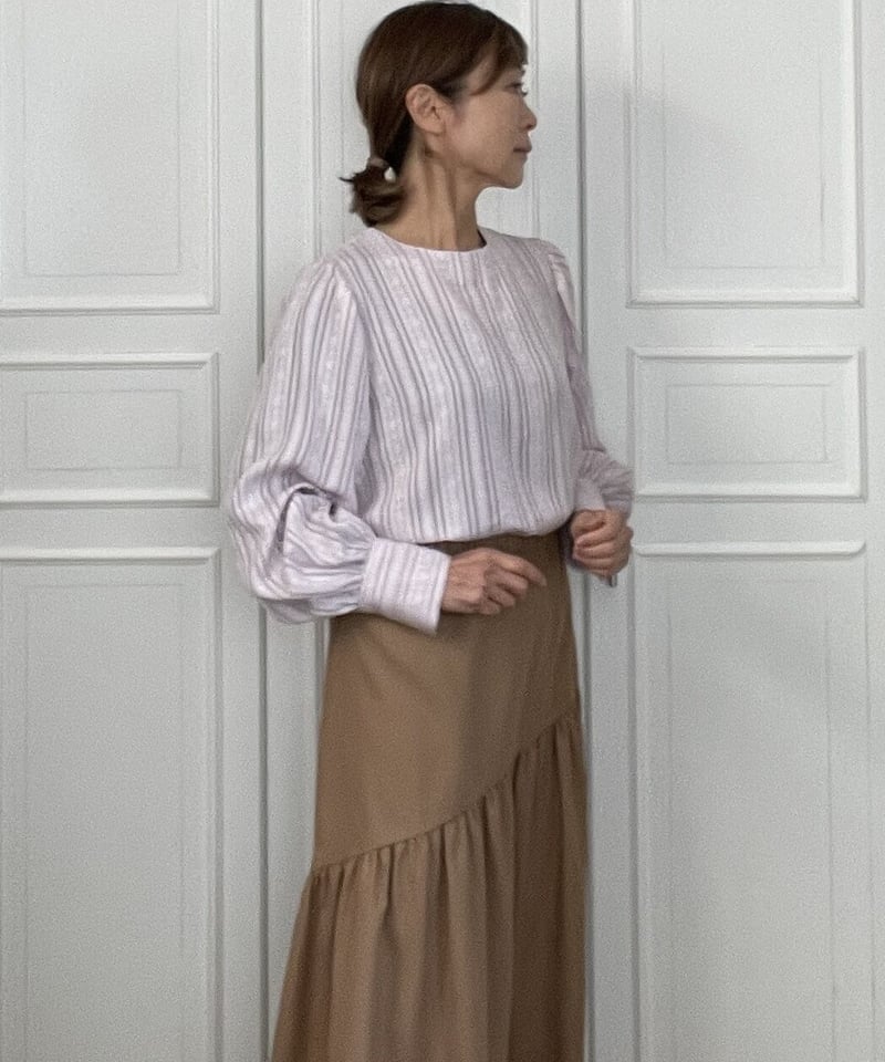 斜め切替ギャザースカート SIS-03F-03 | chou-chou KOBE