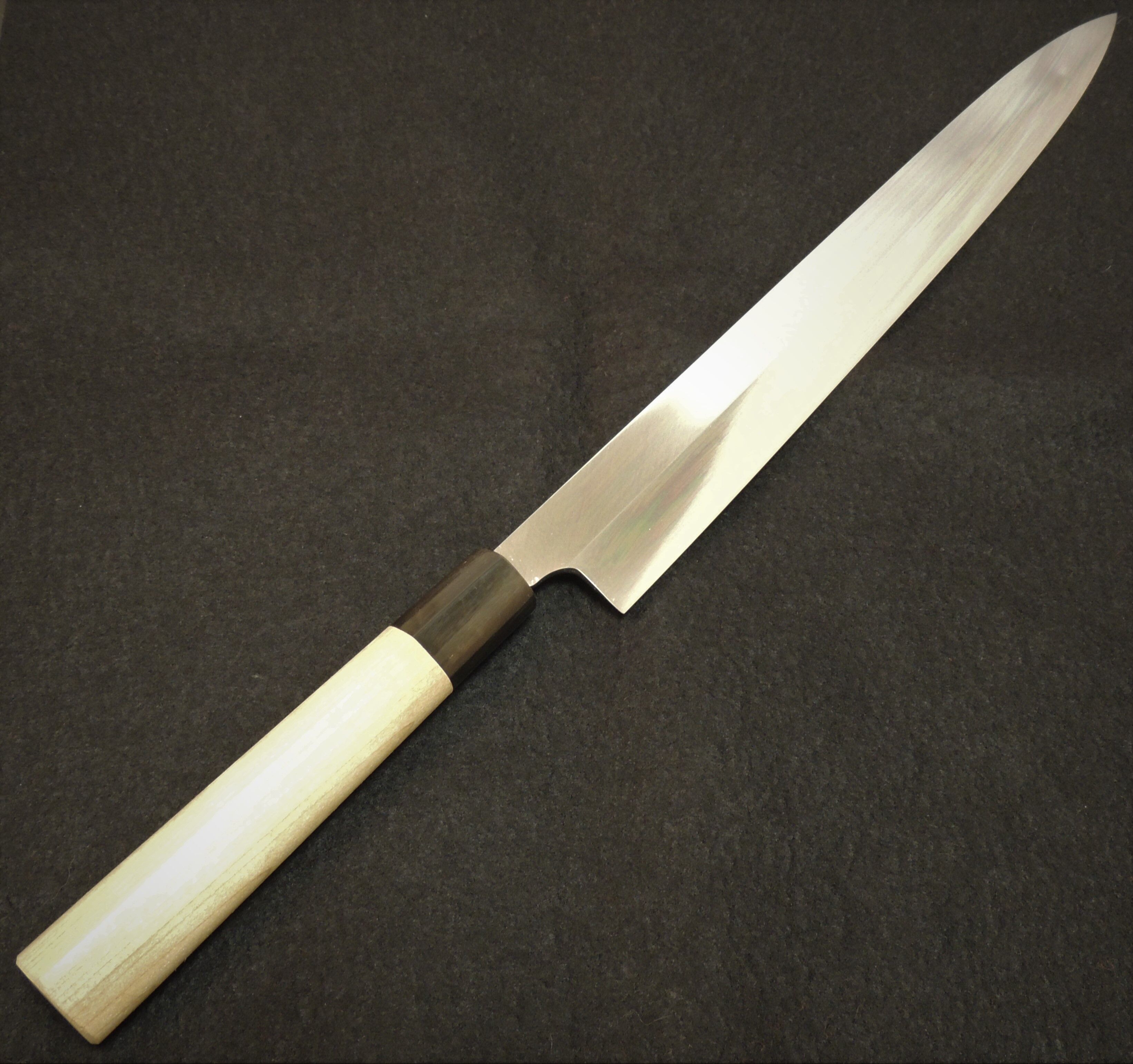 特価！ V10（V金10号） 本焼（全鋼） 柳刃 尺（30cm） マチあり