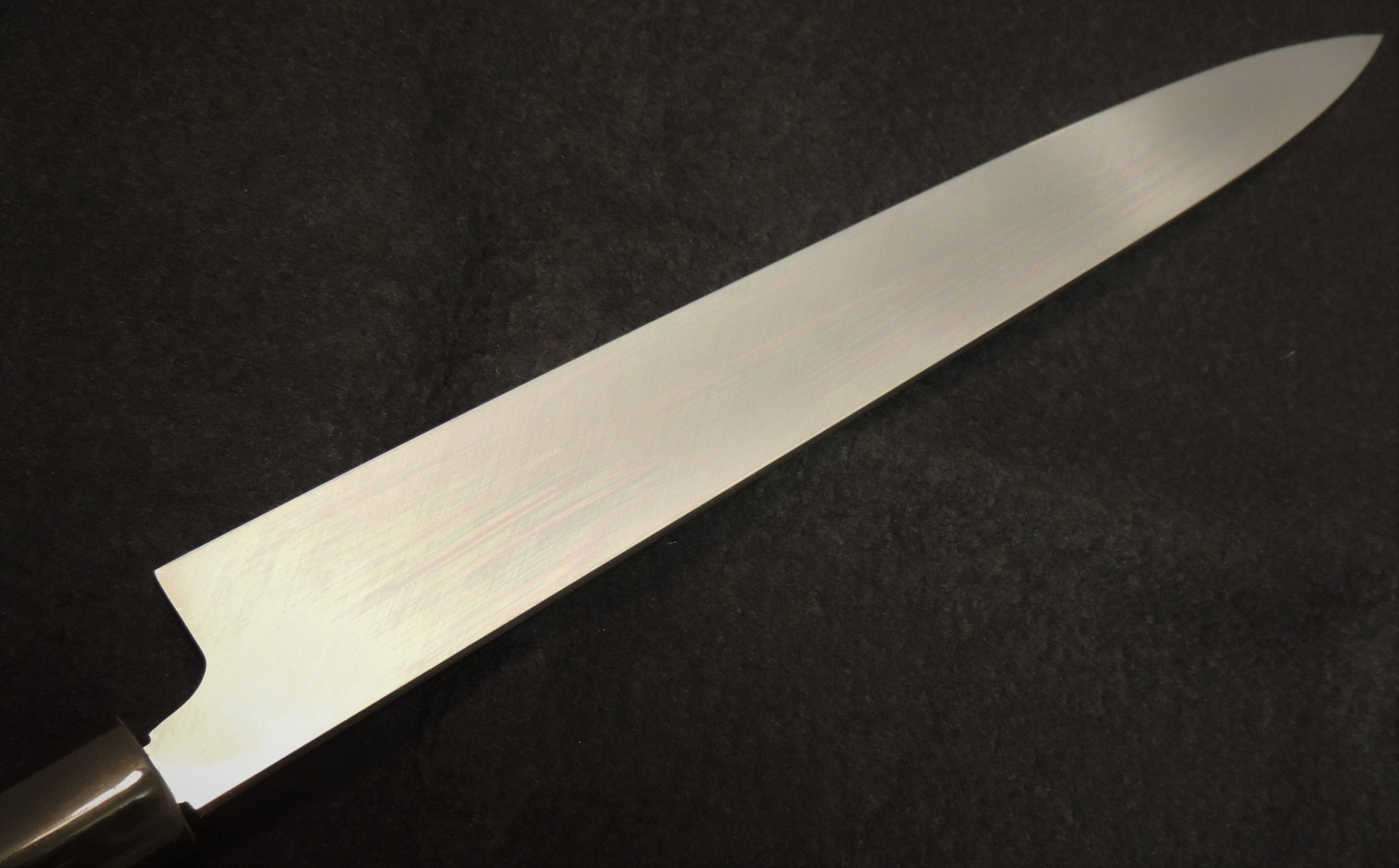 特価！ V10（V金10号） 本焼（全鋼） 柳刃 尺（30cm） マチあり