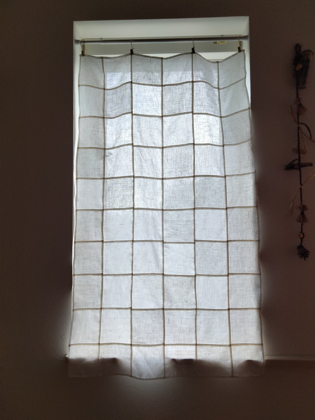 さ✨ホワイト ヴィンテージサリーパッチワークカーテン レア さ✨ホワイト ヴィンテージサリーパッチワークカーテン レア さ