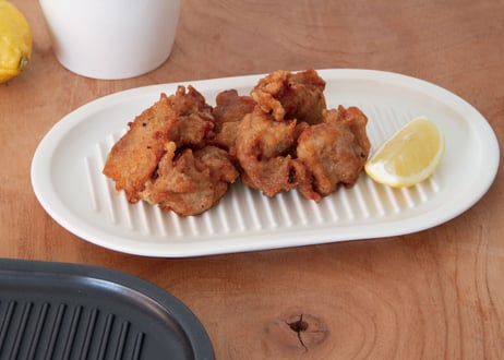 からあげのプレート　白