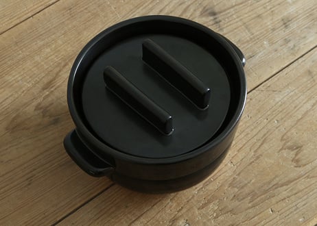 ごはんの鍋 黒 １合/2合/3合/5合 フタ