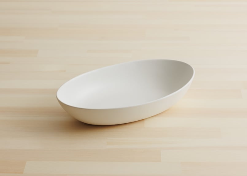 natural オーバルボール L 白 | かもしか百貨店 オンラインストア