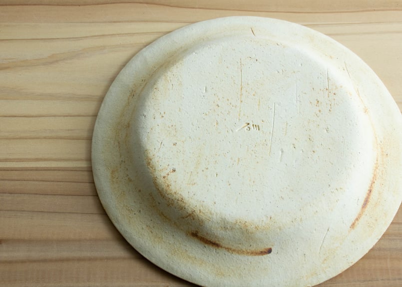 【欠けあり】アセビマコト 白リム皿1枚/黒リム皿2枚 さびライン リム皿 18cm | かもしか百貨店 オンラインストア