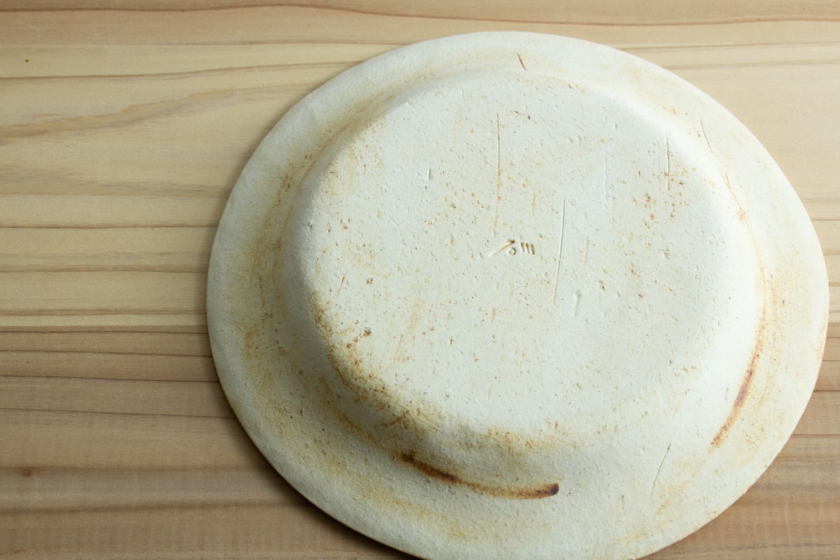 おさら さびライン リム皿 18cm | かもしか百貨店 オンラインストア