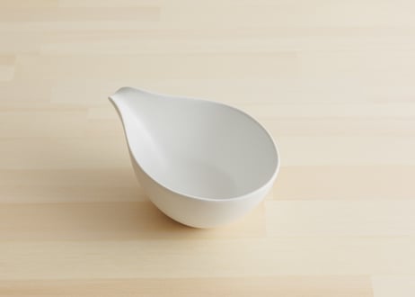natural 片口皿　M　白