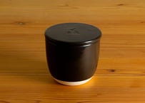 陶の飯びつ 黒 こぶり/ふつう