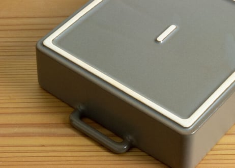 グリル皿中（グレー）