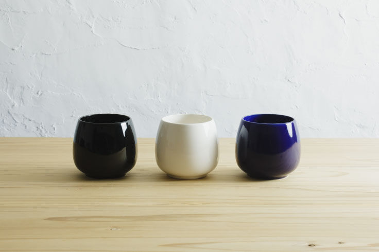 陶の焼酎カップ 白 | かもしか百貨店 オンラインストア