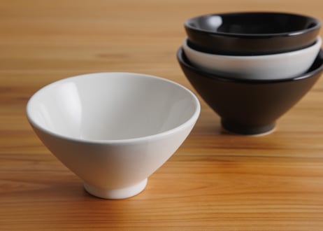 ごはんの碗 くろぐろ こぶり/ふつう