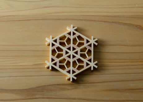 [指勘]  三ツ組手コースター 桜亀甲