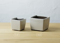 正角植木鉢　WH