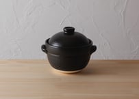ごはん土鍋　２合　黒