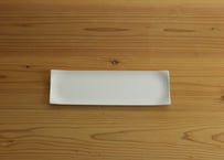 natural 長角皿　L　白