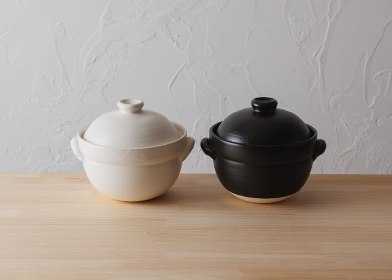 ごはん土鍋 2合 黒 | かもしか百貨店 オンラインストア