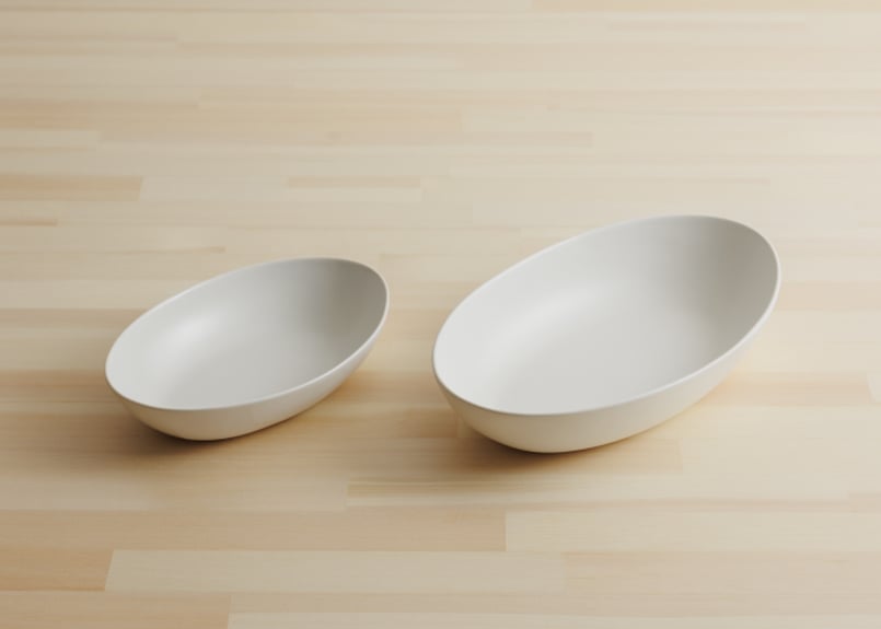 natural オーバルボール L 白 | かもしか百貨店 オンラインストア