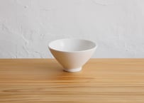 ごはんの碗 しろじろ       こぶり/ふつう