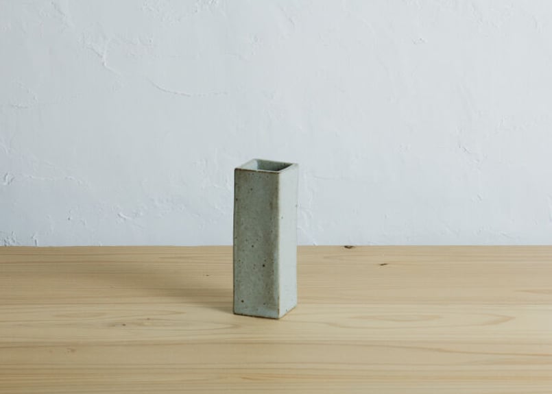 陶器製グレー花瓶 不規則形状 クラフト花瓶 S グレー | かもしか百貨店 オンラインストア