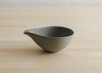 natural 片口皿　L　グレー