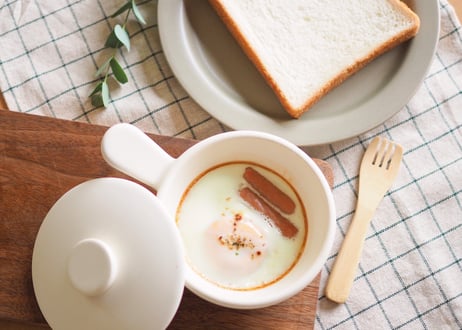 目玉焼き鍋　白