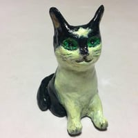 紙粘土人形 : ネコ